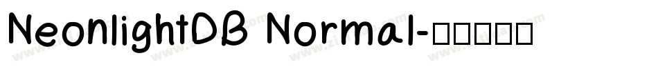 NeonlightDB Normal字体转换